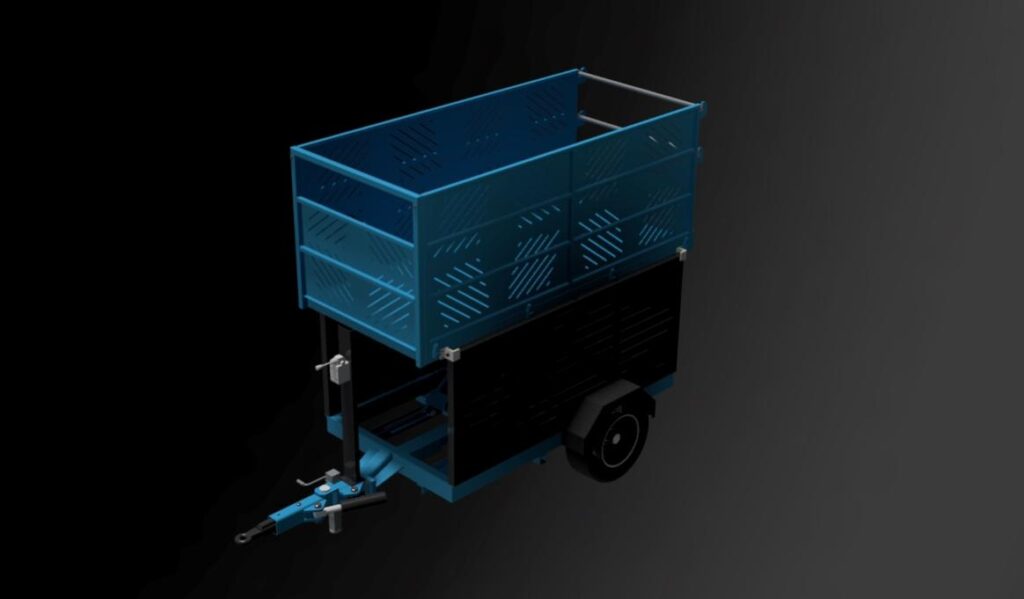 Agricultural lift trailer